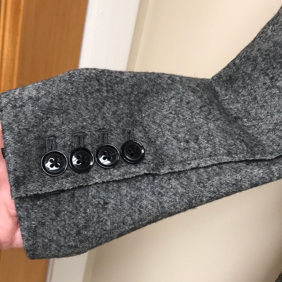 Banana Republic Raw Edge Wool Blend Blazer Coat - Picture 5 of 6